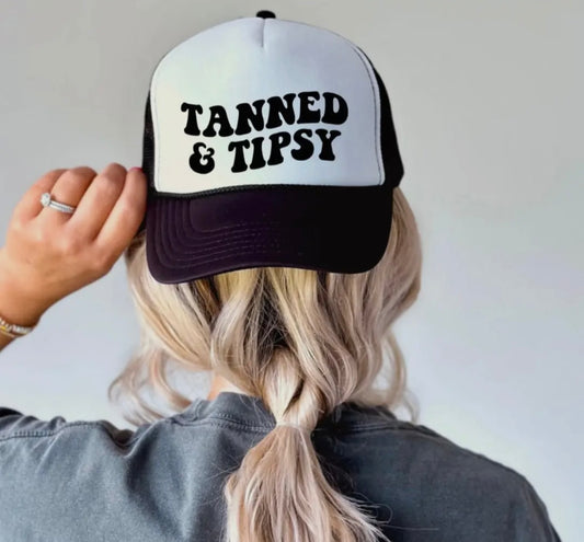 Tanned & Tipsy Trucker Hat